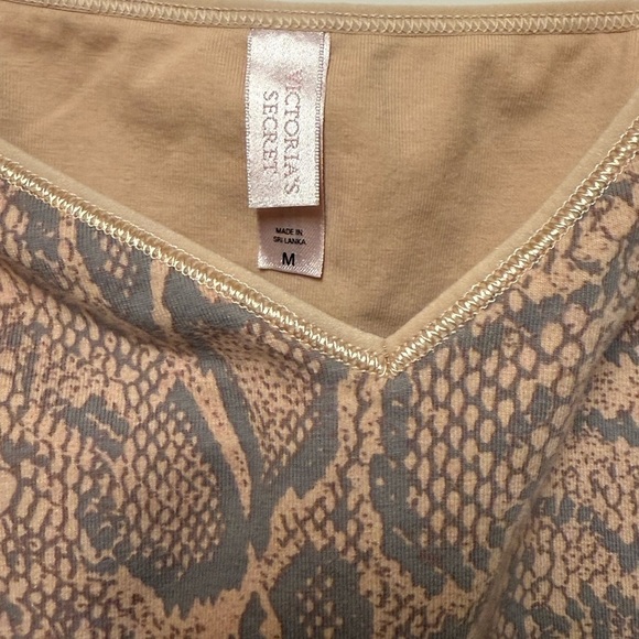 Y2K Victoria’s Secret Tank Snake Print Pink Size Medium Vintage - Picture 3 of 7